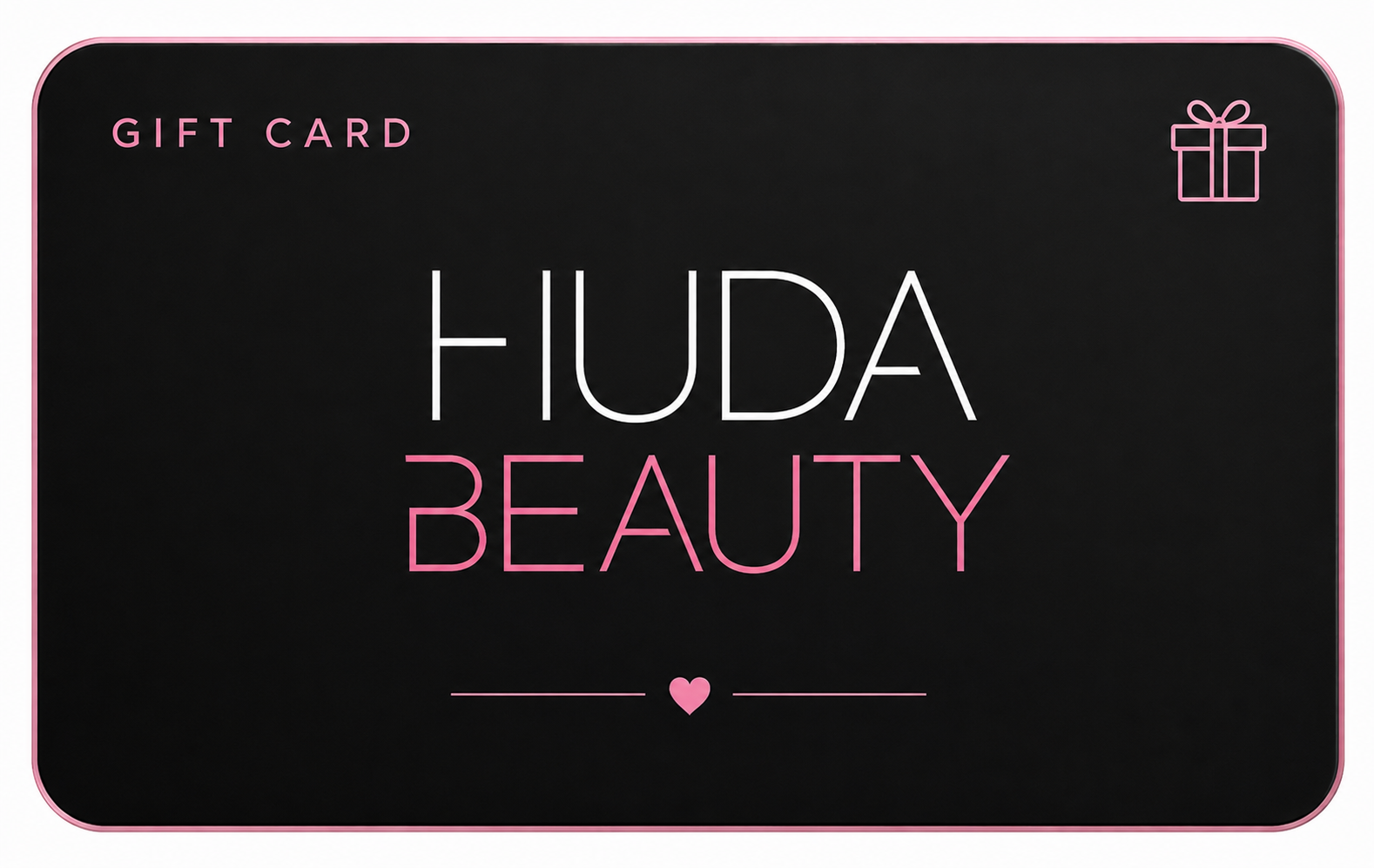 Huda Beauty gift card